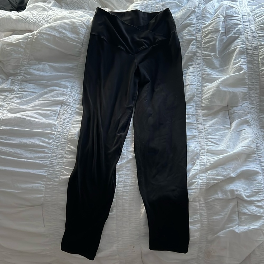 Crossover black aerie leggings